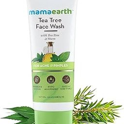 Mamaearth Tea Tree Oil Control Face Wash | Controls Acne & Pimples | Removes Excess Oil | For Oily and Sensitive Skin | For Men & Women | 100 ml-image-46
