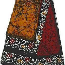 Men's Santiniketan Wax Batik Lungi | Pure Cotton | Multicolor (0625029)-image-86