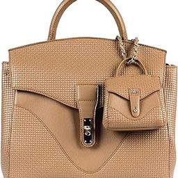 Iris Women's Crossbody Sling Bag with Free Micro-Bag Soft Mouse Finish, Adjustable Strap, Twisted Lock Closure, Printed Inner Lining Perfect for Office & Travel.-image-35