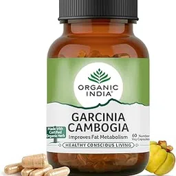 ORGANIC INDIA Garcinia Cambogia 60 Capsule || Improve Fat Metabolism || Weight-Loss Supplement || Immunity Booster - 60 Caps-image-81