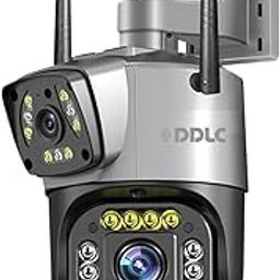 DDLC WiFi Security Camera, 2-Way Voice Call 10-15m Human Ear Level Pickup, 5MP Motion Detection 110-240V Rotatable IP66 Surveillance Camera for Outdoor (1103 ptz)-91