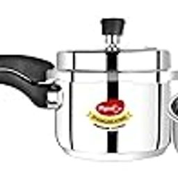 Pigeon by Stovekraft Pressure Cooker Combo with Induction Base, Outer Lid 2 liter and 3 liter - 12710 (Silver) & Pigeon by Stovekraft Cruise 1800 watt Induction Cooktop (Black)-image-16