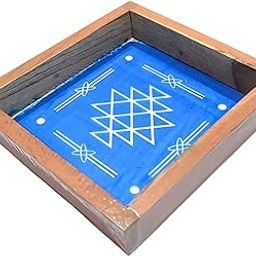 Anciently Kubera Kolam Rangoli Stencil Wooden, Rangoli Sacha Wooden, 1 Piece (5x5 Inches)-28