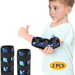 Thumb Sucking Stop for Kids Nail Biting Treatment Finger Guard Nail Biter Stopper Gloves Prevention Chewing Nails Anti Nose Picking Biting Deterrent for Child Pediatric Elbow Immobilizer Brace (2 PCS)-image-43
