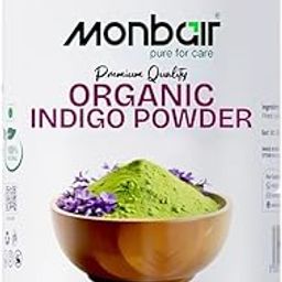 MONBAIR Indigo Leaf Powder Hair Pack 100% chemical free | 100% natural | Natural ingredient hair colour 200 grams-image-120