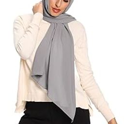 Hijab for Women Chiffon Hijab Scarfs for Women Long Shawl-image-77