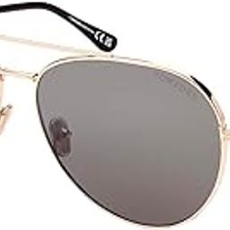 DASHEL-02 FT 0996 Shiny Rose Gold/Grey 62/14/145 unisex Sunglasses, Shiny Rose Gold, "T" Logo / Smoke With Gradient F, 62/14/145-image-12
