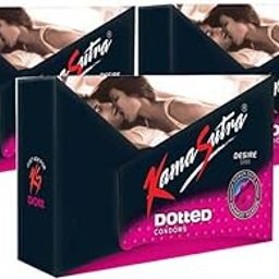 Kamasutra Desire DOTTED Monthly Combo Condom (Set of 3, 12 Each, 36 Sheets)-15