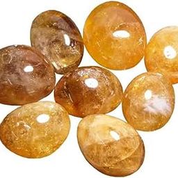 KESAR ZEMS Natural Citrine Colour Crystal Tumble Stones Pack of 100 gm for Home Décor/Meditation.-image-25
