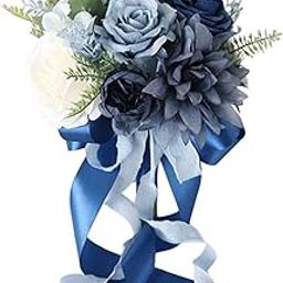 MERISHOPP Bridal Bouquet Lifelike Romantic Decoration for Bridesmaids Bride Style E|Home & Garden|Home D?©cor|Floral D?©cor-image-87
