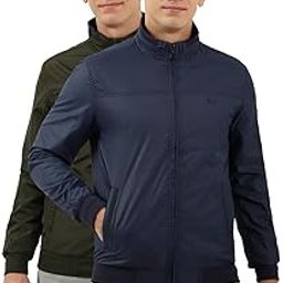 Men's Polyester Standard Length A-Line Coat-image-61