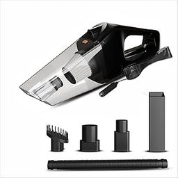 Cockatoo WL-X07 Handheld Vacuum Cleaner for Car, 12V DC Car Port Power, 6300Pa Suction, 5M Long Cord, LED Light, Suction Nozzle, Brush, Long Hose, Portable Car Cleaning Tool, Black-picture-2