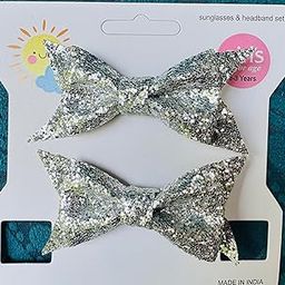 Generic baby Girls gold +silver calips hair clips Accessories hair clips headwraps soft headclips for girls-image-85