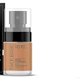 RENEE Face Base Serum Foundation -07 Regal 25 MlFace Base Liquid Concealer - Honey, 5ml | Enriched With Jojoba, Weightless, Long-lasting, Full Coverage Finish with Easy Blend Formula-50