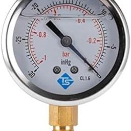 LOOM TREE® 2xVacuum Gauge 68mm, -1/0 Bar &-30*Hg - Male Bottom Connectio A | Hydraulics, Pneumatics & Pumps | Other Hydraulics & Pneumatics-24