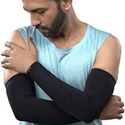 brrf COOLING Arm Sleeves men & Women UV sun Protection for Boys & Girls Sleeve for Running, Hand Cover for Bike Riding-image-2