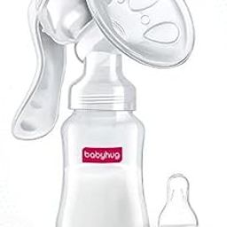 Babyhug Manual Breast Pump with 2 Suction Modes- White-image-44