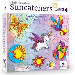 TOYKRAFTT Paint Your Own Window Art Kit for Kids 8 to 12 Year Old, Gifts for Girls Boys - Glass Painted Window Suncatchers-image-70