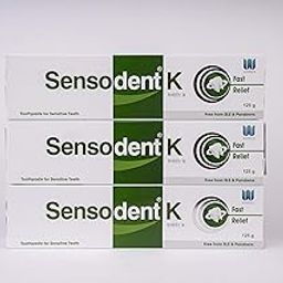 Sensodent K Fast Relief 125g(Pack of 3) | Toothpaste For Sensitivity Relief| For Fast and Effective relief| Contains Potassium Nitrate for Sensitive teeth-8