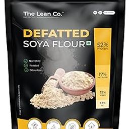 The Lean Co. Defatted Soya Flour 750 g | 52% Protein, 1.5% Fat | Lab Tested | 8 gm Protein Per Roti | No Preservatives | Gluten Free | Rich in Micro Nutrients-picture-8