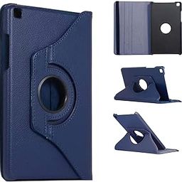 Caseous 360 Degree Rotating Leather Case Cover Stand for Samsung Galaxy Tab A 8.0 inch (2019) SM-T290, SM-T295 (Blue)-31