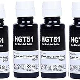 R C Print Ink Compatible for Hp 310 315 319 410 415 419 5810 5820 5821 Inktank Printers (Its Cap Automatically Fill/Shut) (Black 4 PC 90 ML Each)-image-59