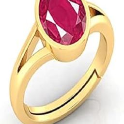 9.25 Ratti Ruby (Manik) Original Stone Adjustable Ring For Men And Women With Lab Certified B06-image-68