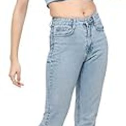 Women's Cotton Chic Basic Ribbed Crop Top (CM0037P03_Blue_)-image-29