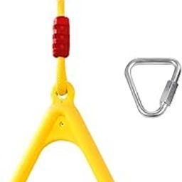 CALANDIS™ Gymnastics Rings for Kids Fitness eze for Playground Accessories Workout Yellow | Equipment | Gymnastics | Team Sports-image-84