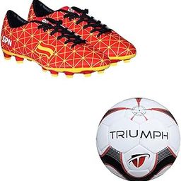 Football Pu M-90 With Gowin Football Shoe Country Color Spain Size-7-image-37