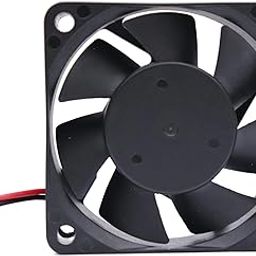 Electronic Spices DC 12V 2.5'' INCH Cooling Fan for PC Case, CPU Cooler Radiator 65x65x15mm (Black)-20