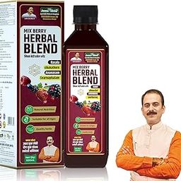 Jeena Sikho Mix Berry Herbal Blend | Ayurvedic Immunity Booster & Natural Detox Tonic | Antioxidant-Rich Berry Juice | Supports Skin Health & Digestion, 500 ml-12