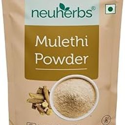 Neuherbs Organic Mulethi Powder | Ayurvedic Support for Skin Health | Herbal Supplement | Liquorice | Best For Skin Care | Certified Organic - 100g-image-79
