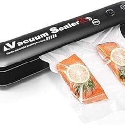 RIVUGJA Vacuum Sealer Machine with Automatic Shut-Off - Safe and Convenient for Packaging Dry and Liquid Foods, as well as Non-Food Items | Perfect for Home Cooks and Professional Chefs (Pack of 1)-image-8