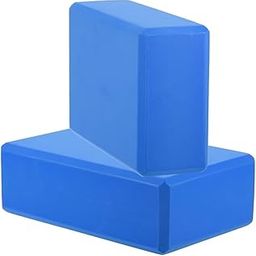 NETXE Yoga Blocks Set of 2, Yoga Bricks, High Density Premium EVA Foam Yoga Block for Strength, Balance, and Flexibility, Odour Resistant (3 x 6 x 9 inch) (Blue)-picture-13