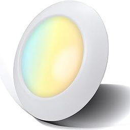 Upgraded 6" 5CCT Dimmable LED Disc Light Flush Mount, 2700K-5000K Adjustable, Dimmable Recessed Retrofit Ceiling Light, CRI90, 1050lm, 15W, J-Box or Recessed Box Installation - 1PK-19