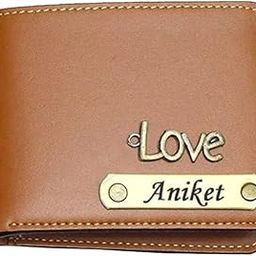 Customized Tan Wallet for Men – Personalized With Name | Vegan Leather for Birthdays, Rakhi, Valentine's Day and Diwali-picture-3
