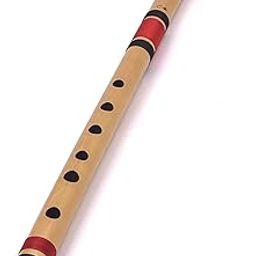 Zyntix Wooden Bamboo Flute - Professional Musical Instrument for Beginners and Kids - C Scale Basuri-19