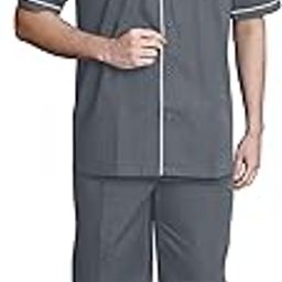 100% Cotton Mens Half Sleeve POPLIN Nightsuit with Fully Branded Elastic Pajama and TOP-image-16