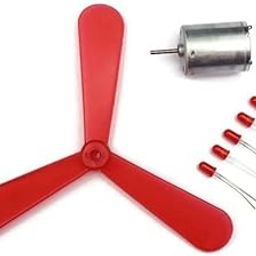 ERH India Dynamo Motor Generator Kit DC Toy Motor for School Science Projects and Experiments (4v-12v) for DIY Projects with Propeller and led Bulb-picture-17