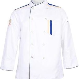 LOOM TREE® Restaurant Unisex Chef Coat Jacket Uniform Long Sleeve Men Women White XXXL | 1 Piece Chef Coat-image-19