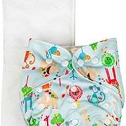 Mee Mee Reusable Baby Cloth Diaper, Double Leak Guard, High Absorption, Quick Dry, Stain-Proof Comfort & Protection, 3m+, Adjustable Waist & Height with snap Buttons, Absorbent Insert-image-16