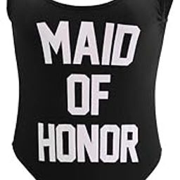 Meri Shopp MAID of HONOR Women Swimsuit One Piece Beach Wear Bikini Monokini L Black-image-24