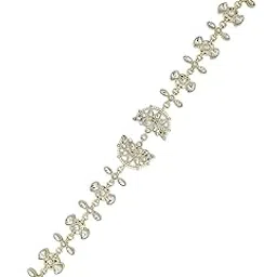 femmibella Gold Plated Stone Studded Matha Patti For Women and Girls-picture-13