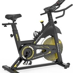 LET’S PLAY SB-200 Exercise Spin Bike for Home Gym Use with 10Kg Flywheel, Adjustable Resistance, Heart Rate Sensor, Silent Belt Drive, LCD Monitor, Phone Holder, Padded Seat, 110Kg Weight Support [1 Year Warranty]-18