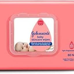 Johnson's Baby Wipes (80 wet wipes)-image-80