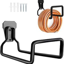 GROVENT® Heavy Duty Garden Hose Hanger Wall Mounted Metal Hose Holder for Outdoor & Garage Rust-Resistant Water Hose Organizer Sturdy & Space-Saving Storage Hook for Yard, Lawn, Patio, Shed (1 Pack)-image-56