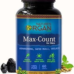 Nature’s Organ Max-Count for Men | Restore overall health & Rejuvenates funcation movements | Rejuvenates Body | Ayurvedic herbs (60 cap)-image-77