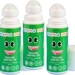 MOMA MIA Touch-Free Rash Roll On (75 ml)-Diaper Rash Cream|Clinically Tested for Baby's Delicate Skin|Treats and Prevents Diaper Rashes|Easy Application|Enriched with Calendula|Ammonia-Free PACK OF 3-image-38