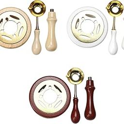 THE STYLE SUTRA Wax Seal Kit Wax Seal Warmer for Letters Gift Packing Crafting Supplies Wood Color-image-60